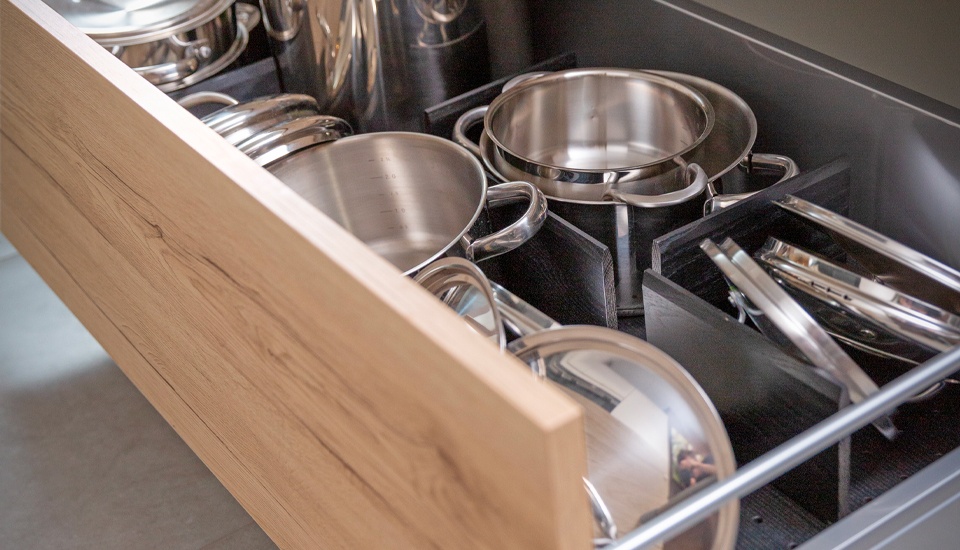 Range pots à épices pour votre tiroir de cuisine. - Accessoires cuisines